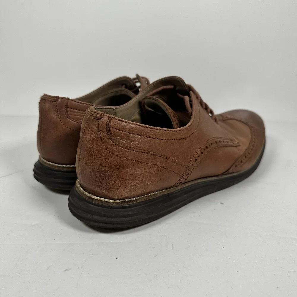 Cole Haan C26472 Original‎ Grand OS Wingtip Oxford Shoes Brown Mens Size 13 M